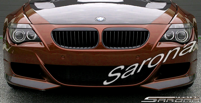 Custom BMW 6 Series  Coupe & Convertible Front Add-on Lip (2004 - 2010) - $625.00 (Part #BM-070-FA)